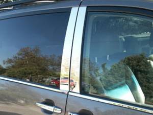 QAA - Toyota Sienna 2004-2010, 4-door, Minivan (4 piece Stainless Steel Pillar Post Trim ) PP24150 QAA - Image 1