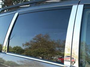 Toyota Sienna 2004-2010, 4-door, Minivan (8 piece Stainless Steel Pillar Post Trim Includes Rear Triangle piece ) PP24152 QAA