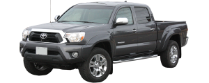 QAA - Toyota Tacoma 2005-2015, 4-door, Pickup Truck, Double Cab (8 piece Chrome Plated ABS plastic Door Handle Cover Kit Does NOT include passenger key access, Does NOT include smart key access ) DH27130 QAA - Image 2