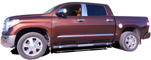 QAA - Toyota Tundra 2007-2013, 2-door, 4-door, Pickup Truck (2 piece Chrome Plated ABS plastic Tailgate Handle Cover Kit ) DH27148 QAA - Image 3