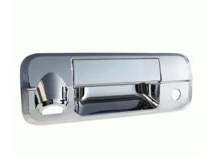 QAA - Toyota Tundra 2007-2013, 2-door, 4-door, Pickup Truck (2 piece Chrome Plated ABS plastic Tailgate Handle Cover Kit Includes camera access ) DH27149 QAA - Image 1
