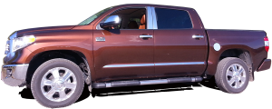 QAA - Toyota Tundra 2007-2020, 4-door, Pickup Truck (4 piece Stainless Steel Pillar Post Trim ) PP27145 QAA - Image 3