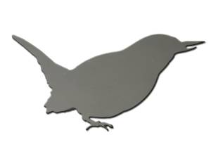 QAA - Universal Decal N/A, Fits ALL (2 piece Stainless Steel Small Bird Universal Decal, each emblem is approximately 4"x2" ) SGR11012 QAA - Image 1