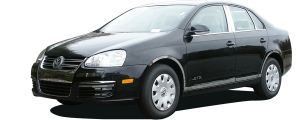 QAA - Volkswagen New Beetle 2000-2010, 2-door, Coupe (2 piece Stainless Steel Pillar Post Trim ) PP26645 QAA - Image 2