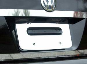 Volkswagen Jetta 2005-2010, 4-door, Sedan (1 piece Stainless Steel License Plate Bezel 8.17" Width ) LP25665 QAA