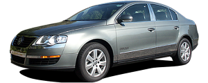 QAA - Volkswagen Passat 2006-2010, 4-door, Sedan (2 piece Stainless Steel Head Light Accent Trim ) HL26675 QAA - Image 2