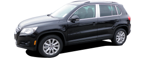 QAA - Volkswagen Tiguan 2009-2017, 4-door, SUV (4 piece Stainless Steel Pillar Post Trim ) PP29650 QAA - Image 2