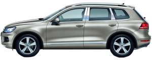 QAA - Volkswagen Touareg 2011-2017, 4-door, SUV (4 piece Stainless Steel Pillar Post Trim ) PP11640 QAA - Image 2