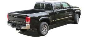 QAA - Toyota Tacoma 2016-2020, 4-door, Access Cab, 6' Bed (6 piece Stainless Steel Rocker Panel Trim, Full Kit 8" - 8.375" tapered Width Spans from the bottom of the molding to the bottom of the door.) TH16172 QAA - Image 2