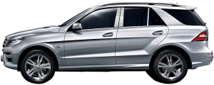 QAA - Mercedes GLE 2016-2019, 4-door, SUV (4 piece Stainless Steel Pillar Post Trim ) PP12065 QAA - Image 2