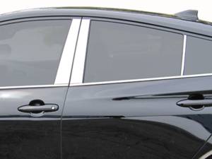 QAA - Toyota Prius 2016-2020, 4-door, Hatchback (6 piece Stainless Steel Pillar Post Trim ) PP16136 QAA - Image 1