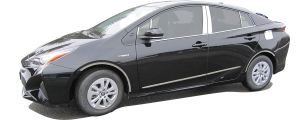 QAA - Toyota Prius 2016-2020, 4-door, Hatchback (1 piece Stainless Steel License Plate Bezel ) LP16135 QAA - Image 2