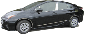 QAA - Toyota Prius 2016-2020, 4-door, Hatchback (1 piece Stainless Steel License Plate Bezel ) LP16135 QAA - Image 3