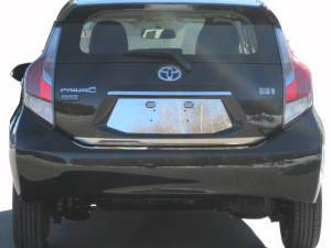 Toyota Prius C 2012-2019, 4-door, Hatchback (1 piece Stainless Steel License Plate Bezel ) LP12705 QAA