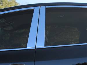 Toyota Prius V 2012-2017, 4-door, Hatchback (4 piece Stainless Steel Pillar Post Trim ) PP12700 QAA