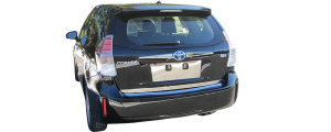 QAA - Toyota Prius V 2012-2017, 4-door, Hatchback (4 piece Stainless Steel Pillar Post Trim ) PP12700 QAA - Image 5