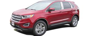 QAA - Ford Edge 2015-2018, 4-door, SUV (1 piece Stainless Steel Rear Bumper Trim Accent ) RB55610 QAA - Image 2