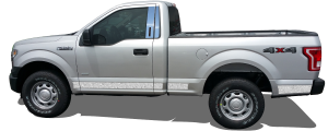 QAA - Ford F-250 & F-350 Super Duty 2017-2020, 2-door, Pickup Truck, Regular Cab (4 piece Stainless Steel Pillar Post Trim Does NOT include keyless touch pad ) PP55307 QAA - Image 2