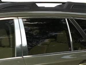 Subaru Outback 2016-2019, 4-door, Crossover SUV (6 piece Stainless Steel Pillar Post Trim ) PP16481 QAA