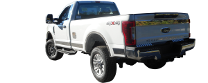 QAA - Ford F-250 & F-350 Super Duty 2017-2020, 2-door, Pickup Truck, Regular Cab, 8' Bed (10 piece Stainless Steel Body Molding Insert Trim Kit 1.5" Width ) MI57320 QAA - Image 4