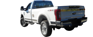 QAA - Ford F-250 & F-350 Super Duty 2017-2020, 2-door, 4-door, Pickup Truck, Regular Cab, 8' Bed (1 piece Stainless Steel Tailgate Handle Accent Trim Lower Accent, Pull Only) TGH57320 QAA - Image 4