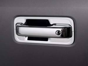QAA - Ford F-150 2015-2020, 2-door, Pickup Truck (6 piece Chrome Plated ABS plastic Door Handle Cover Kit Includes Key Includes Base Surround) DH55305 QAA - Image 1