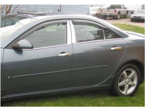 QAA - Pontiac G6 2005-2009, 4-door, Sedan (4 piece Stainless Steel Pillar Post Trim ) PP45270 QAA - Image 1