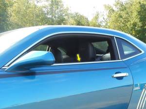 Chrome Trim - Window Trim - QAA - Chevrolet Camaro 2010-2015, 2-door, Coupe, Convertible (2 piece Stainless Steel Window Sill Trim Set ) WS50100 QAA