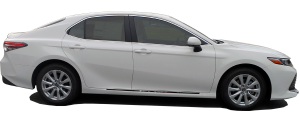 QAA - Toyota Camry 2018-2020, 4-door, Sedan (1 piece Stainless Steel License Bar, Above plate accent Trim 1.19" Width ) LB18130 QAA - Image 4