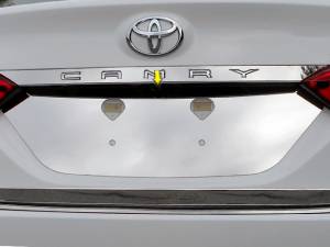 Toyota Camry 2018-2020, 4-door, Sedan (1 piece Stainless Steel License Plate Bezel ) LP18130 QAA
