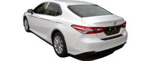 QAA - Toyota Camry 2018-2020, 4-door, Sedan (1 piece Stainless Steel License Plate Bezel ) LP18130 QAA - Image 3
