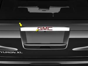 GMC Yukon 2015-2020, 4-door, SUV (2 piece Chrome Plated ABS plastic Upper Hatch Cover With Logo Cut Out ) LBP55295 QAA