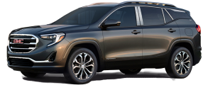 QAA - GMC Terrain 2018-2020, 4-door, SUV (2 piece Stainless Steel Rear Window Trim ) RW58275 QAA - Image 2
