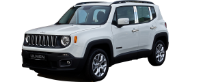 QAA - Jeep Renegade 2015-2020, 4-door, SUV (2 piece Chrome Plated ABS plastic Mirror Cover Set No Cut Out ) MC55070 QAA - Image 2