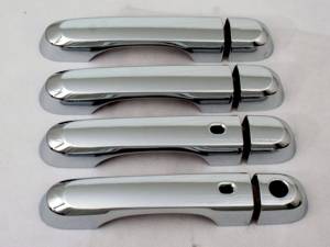 Jeep Renegade 2015-2020, 4-door, SUV (8 piece Chrome Plated ABS plastic Door Handle Cover Kit Includes 2 smart key access points, Does NOT include passenger key access ) DH55071 QAA