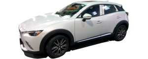 QAA - Mazda CX-3 2016-2020, 4-door, SUV (8 piece Stainless Steel Pillar Post Trim Includes front triangle ) PP16772 QAA - Image 2