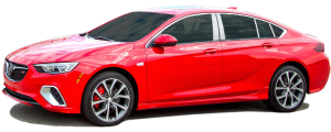 QAA - Buick Regal 2018-2020, 4-door, Sportback, GS, TourX (4 piece Stainless Steel Pillar Post Trim ) PP58575 QAA - Image 2