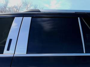 Lincoln Navigator 2018-2020, 4-door, SUV (6 piece Stainless Steel Pillar Post Trim Includes keyless entry touch pad access ) PP58384 QAA