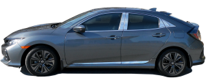 QAA - Honda Civic 2016-2020, 4-door, Hatchback (1 piece Stainless Steel Rear Bumper Trim Accent ) RB16214 QAA - Image 2