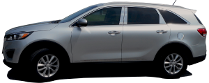 QAA - Kia Sorento 2016-2020, 4-door, SUV (1 piece Stainless Steel Gas Door Cover Trim Warning: This is NOT a replacement cap. You MUST have existing gas door to install this piece ) GC16820 QAA - Image 2