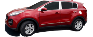 QAA - Kia Sportage 2017-2020, 4-door, SUV (1 piece Stainless Steel Rear Deck Trim, Trunk Lid Accent 1" Width ) RD17835 QAA - Image 2