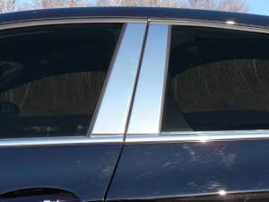 Chevrolet Cruze 2017-2019, 4-door, Hatchback (4 piece Stainless Steel Pillar Post Trim ) PP57800 QAA