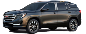 QAA - GMC Terrain 2018-2020, 4-door, SUV (8 piece Chrome Plated ABS plastic Door Handle Cover Kit Includes smart key access ) DH54136 QAA - Image 2