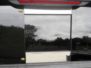QAA - Honda Ridgeline 2017-2020, 4-door, Pickup Truck (2 piece Stainless Steel Sliding Rear Window Trim Accents ) RW17240 QAA - Image 1