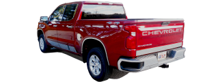 QAA - Chevrolet Silverado 2019-2020, 4-door, Pickup Truck, 1500, Crew Cab, Double Cab (4 piece Stainless Steel Pillar Post Trim ) PP59170 QAA - Image 3