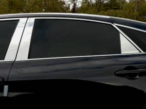 Toyota Avalon 2019-2020, 4-door, Sedan (8 piece Stainless Steel Pillar Post Trim Includes Rear Triangle piece, and Rear Rear piece ) PP19167 QAA