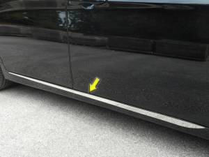 Toyota Avalon 2019-2020, 4-door, Sedan (2 piece Stainless Steel Body Side Molding Accent Trim 1.375" - 0.25" Tapered Width ) AT19165 QAA
