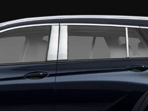 Buick Regal 2018-2020, 4-door, Fits TourX, Does NOT fit Sportback, GS (6 piece Stainless Steel Pillar Post Trim ) PP58578 QAA