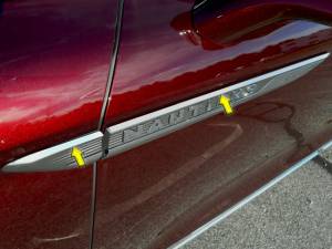 Lincoln Nautilus 2019-2020, 4-door, SUV (4 piece Stainless Steel Porthole Accent Trim ) PB59660 QAA