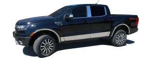 QAA - Ford Ranger 2019-2020, 4-door, Pickup Truck (6 piece Stainless Steel "RANGER" Tailgate Letter Insert Trim Rear ) SGR59345 QAA - Image 2